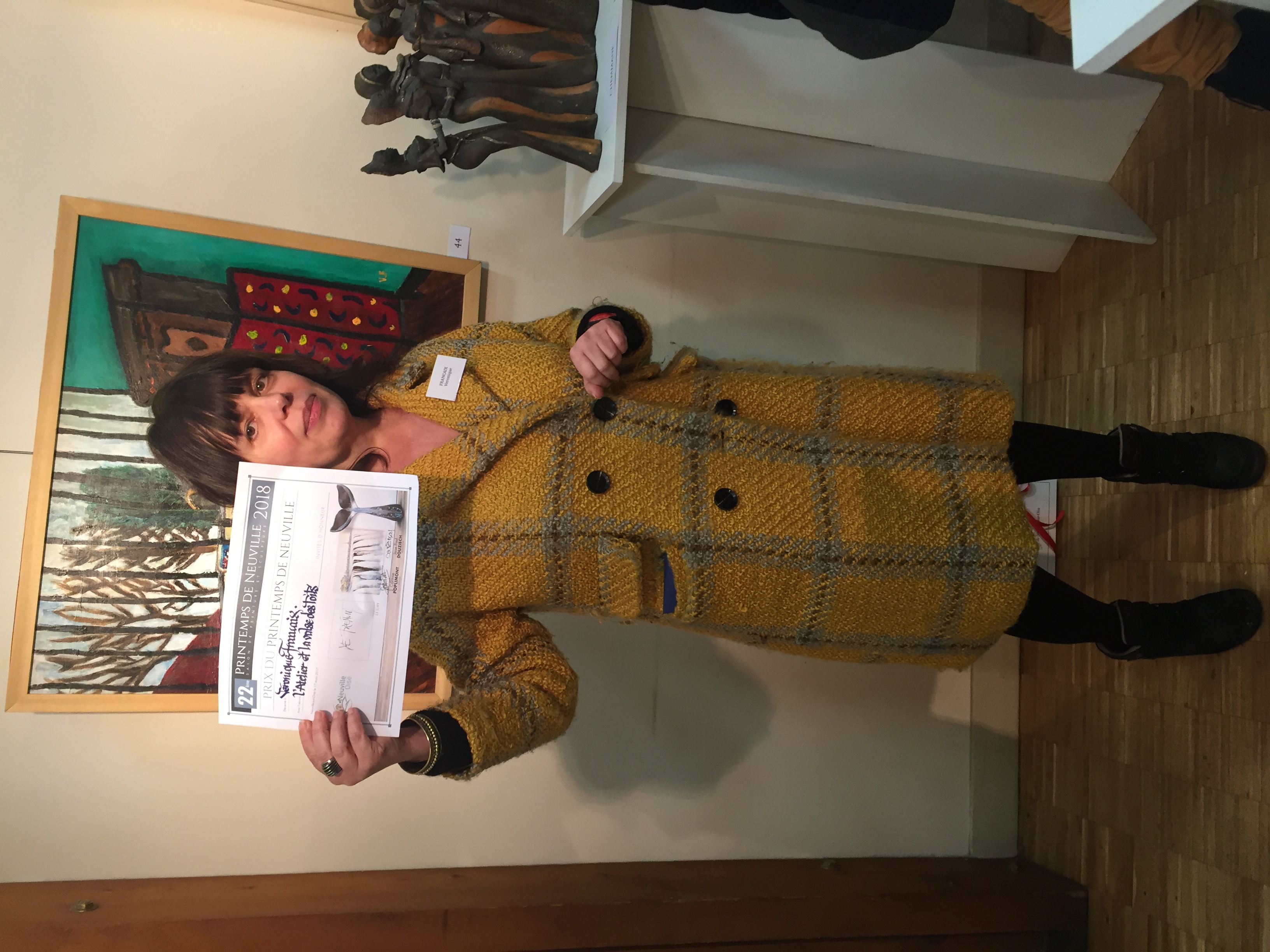 Véronique Françaix prix Printemps Neuville, artiste peintre